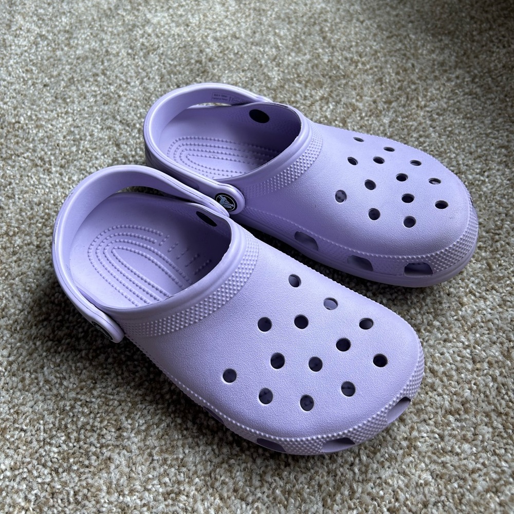 Lavender Crocs